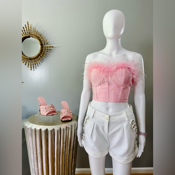 Superdown- Ramona Bustier Top Pink - Picture 8 of 8